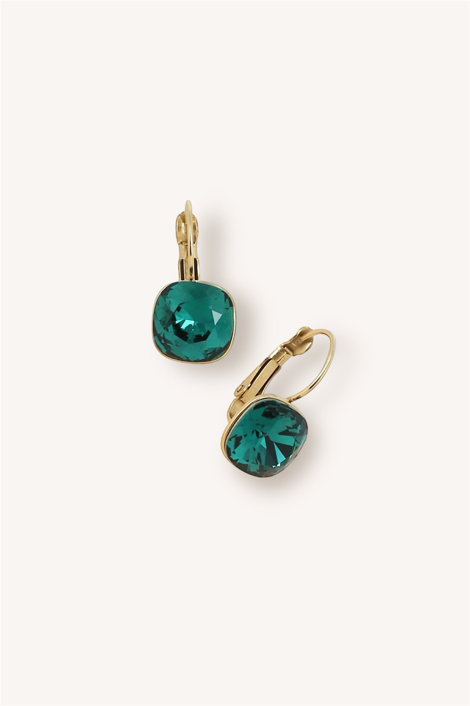 Boucles Béa (cristaux Swarovski® emeraude)
