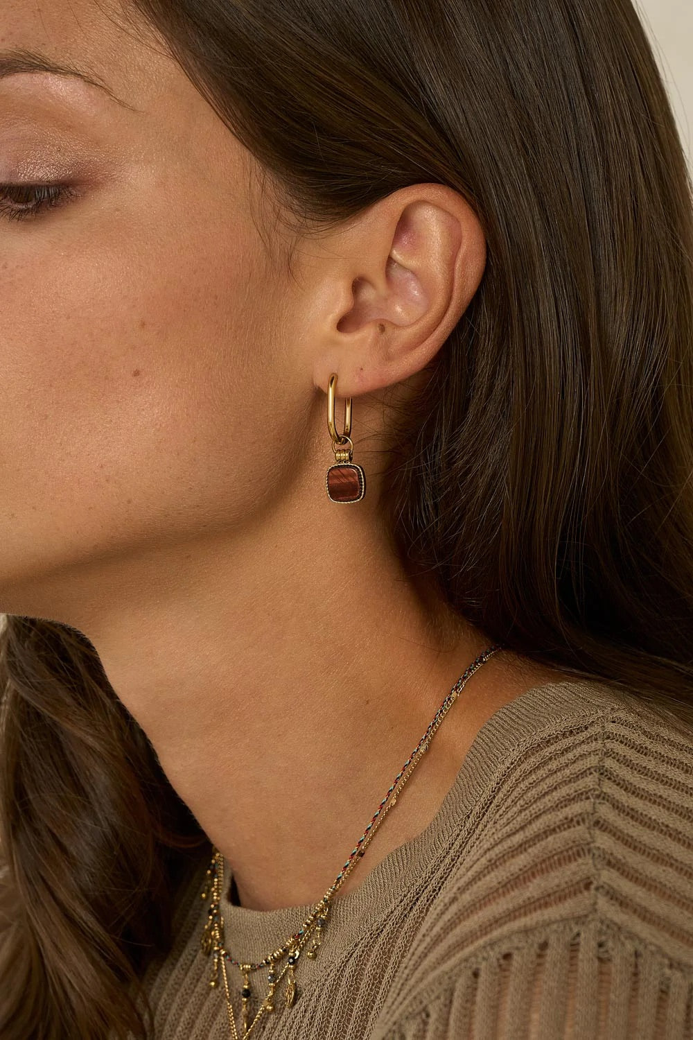 Boucles Chloefina (nacre)