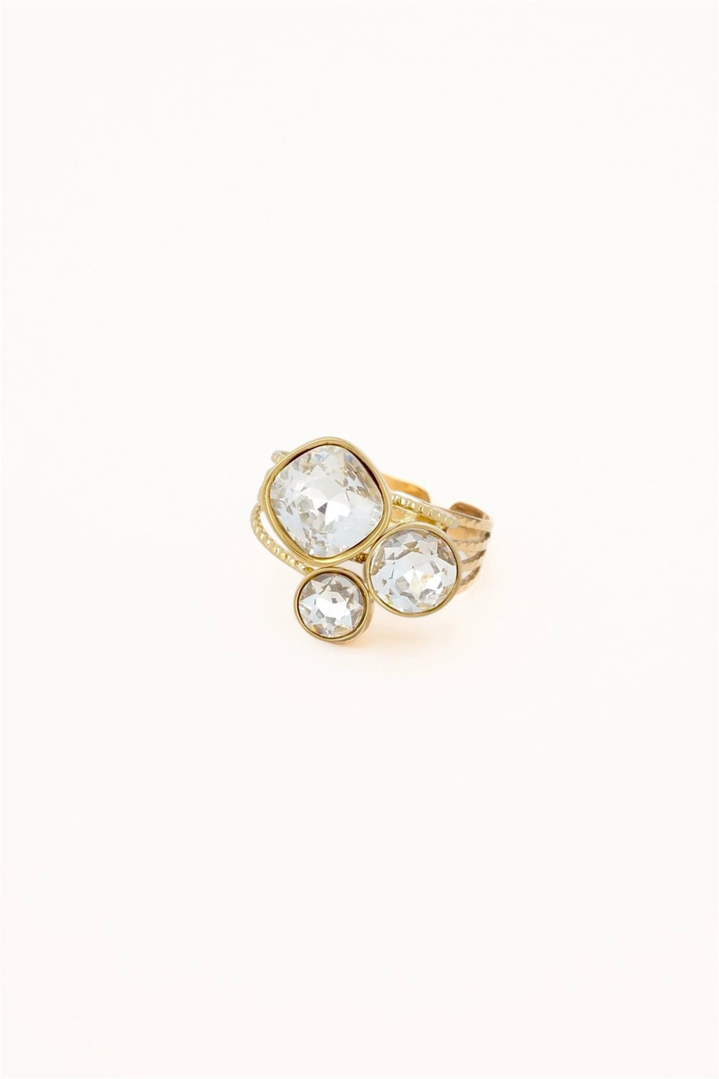 Bague Trilogie (cristaux Swarovski®)