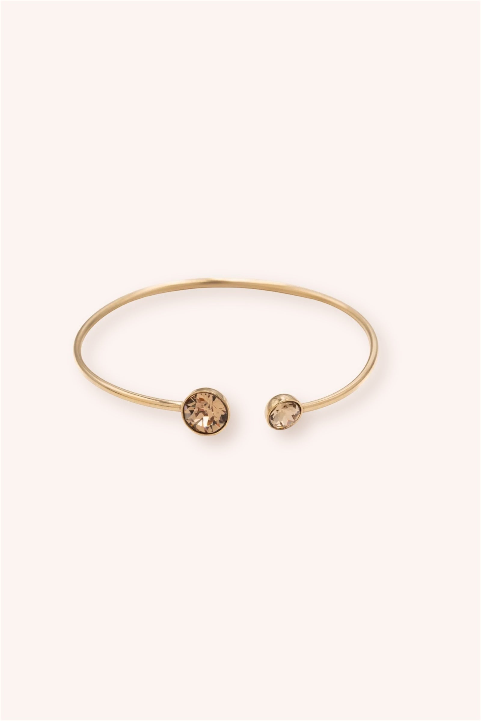 Jonc betty (cristal Swarovski® marron clair)