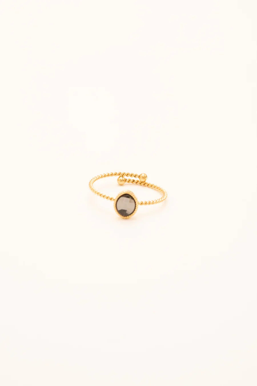 Bague Geyline gris - cristal Swarovski®