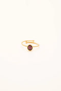 Bague Geyline (pourpre) - cristal Swarovski®