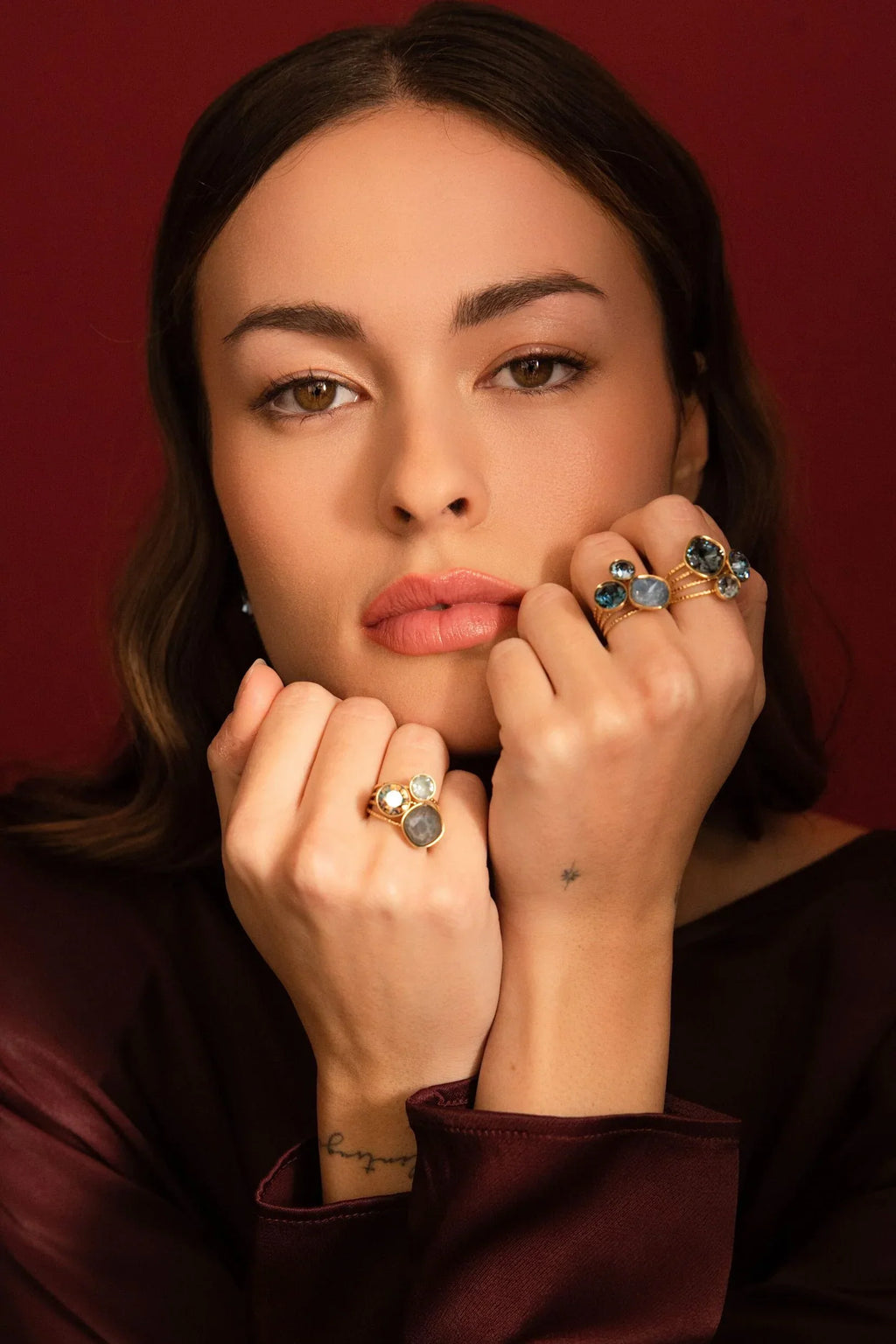Bague Trilogie (cristaux Swarovski®)