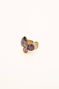 Bague Trilogie Goutte (cristal Swarovski® vintage rose)