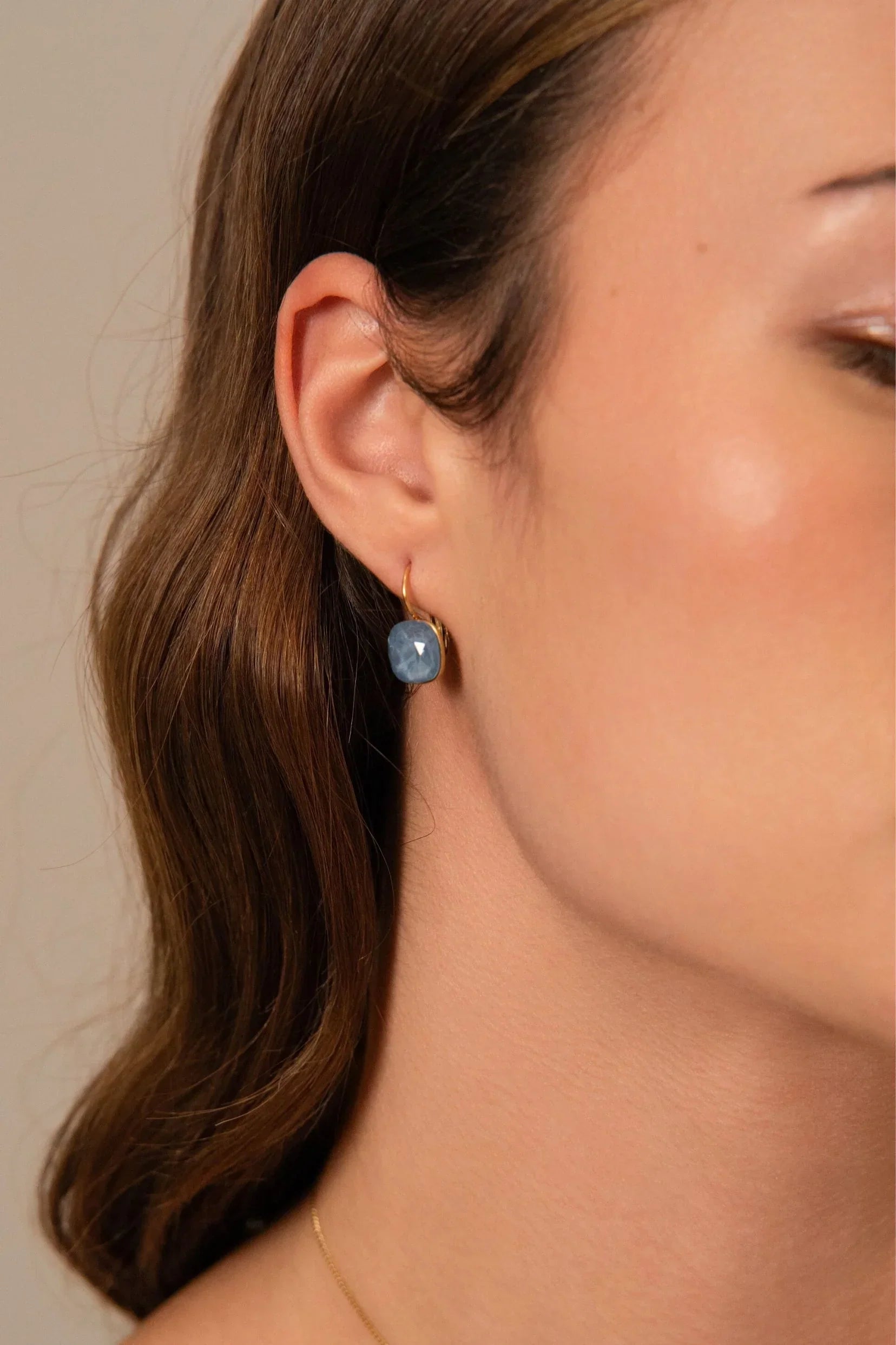 Boucles Béa (cristaux Swarovski® emeraude)