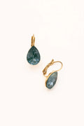 Boucles Bertille (vert sapin) - cristal Swarovski®