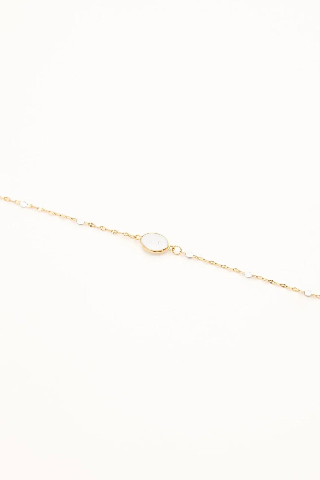Bracelet Noelynn (agate blanche)