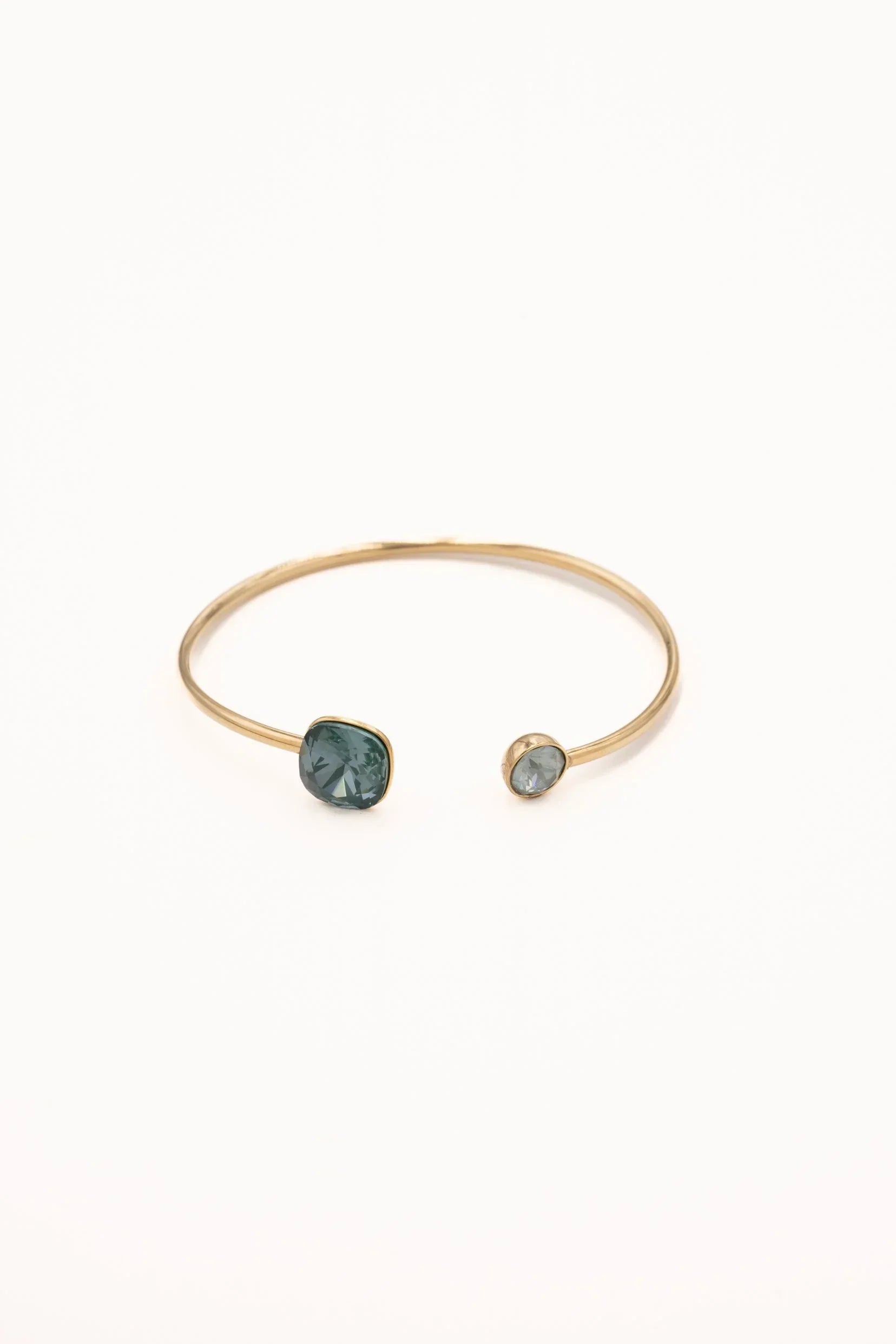 Jonc Béa (cristal Swarovski® vert sapin)