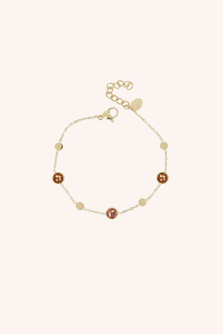 Bracelet riley (cristaux Swarovski® Marron)