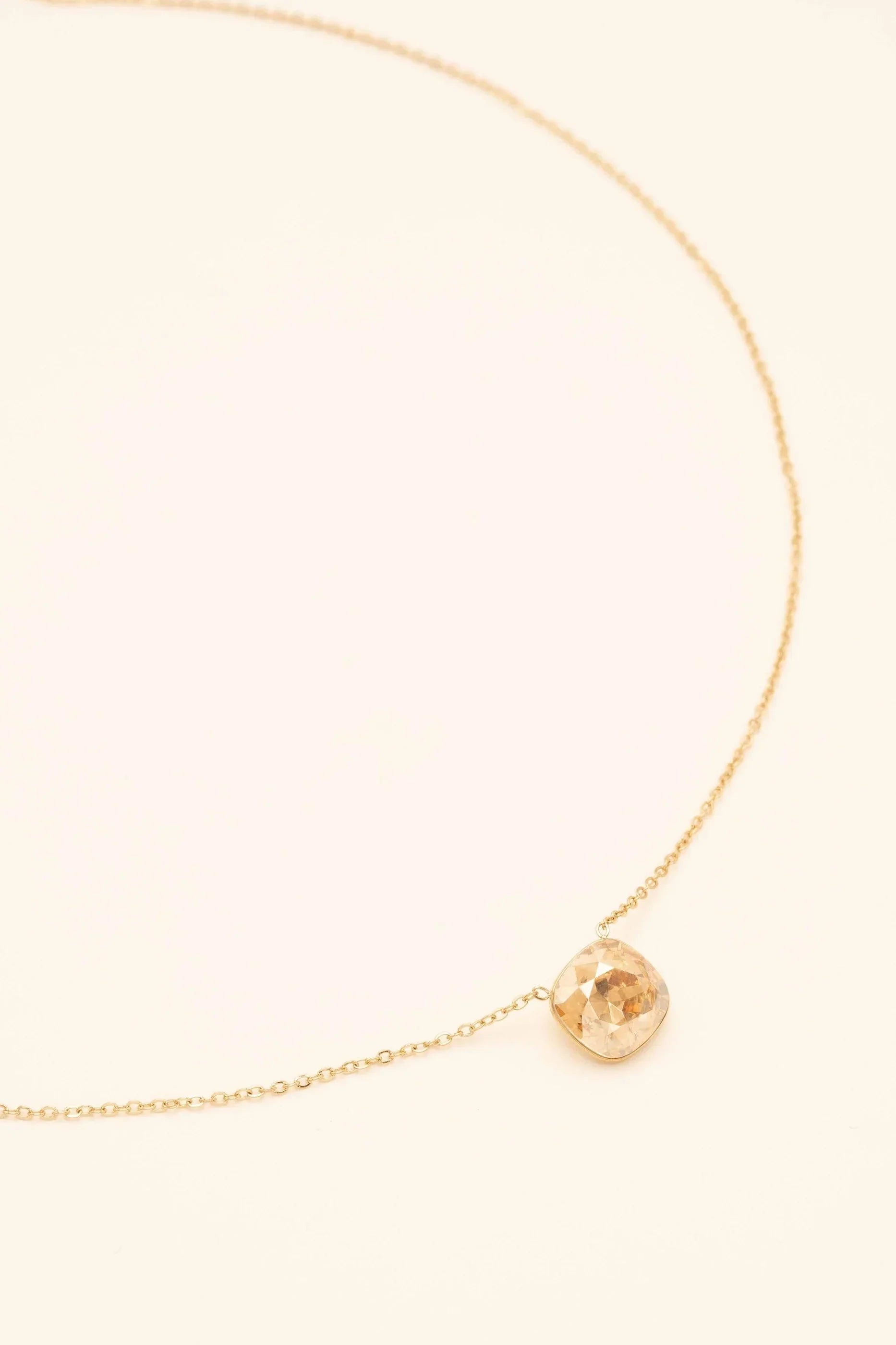Collier Béa (cristal Swarovski® Beige Soleil)