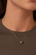 Collier Béa (cristal Swarovski® marron clair)