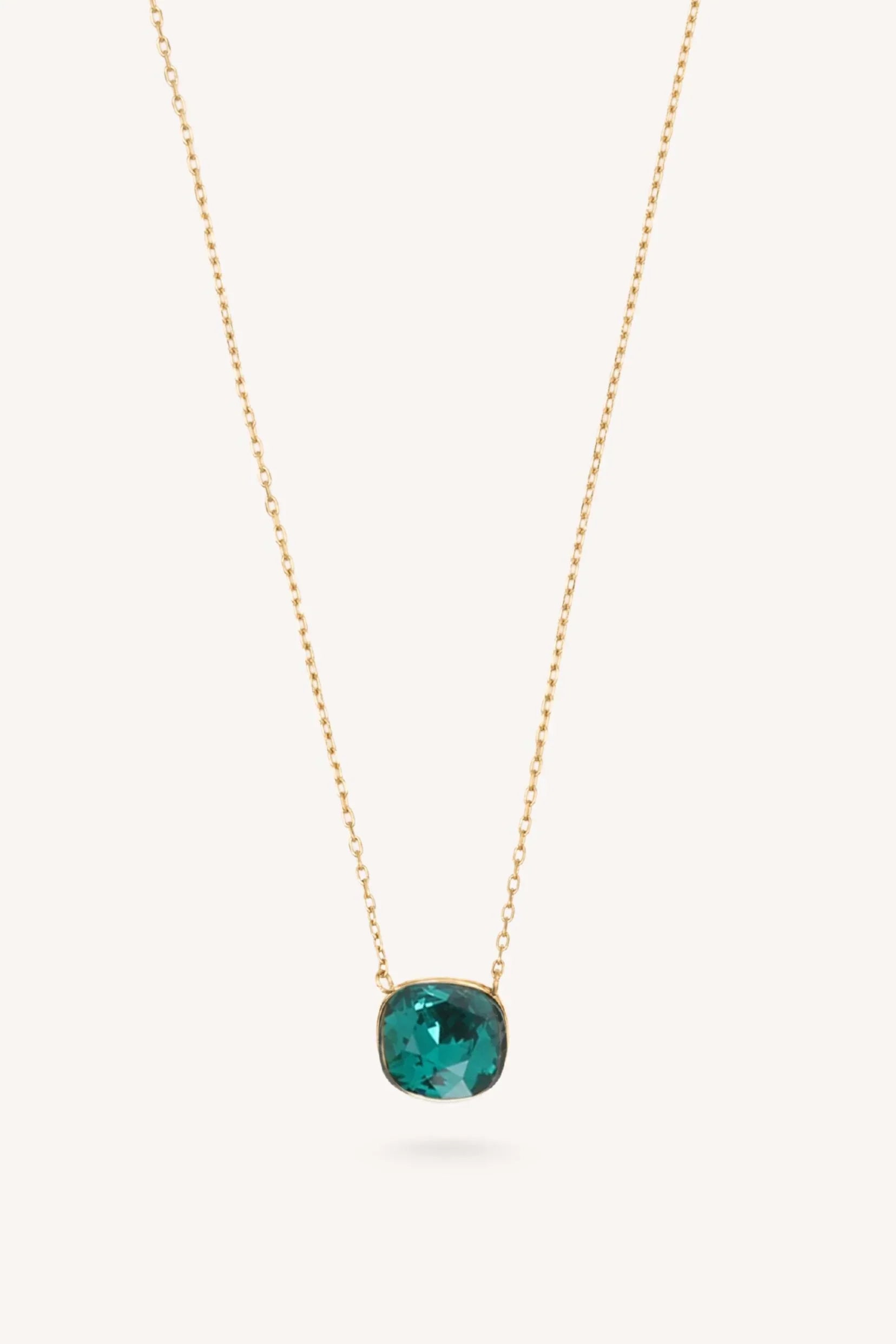 Collier Béa (cristal Swarovski® émeraude)