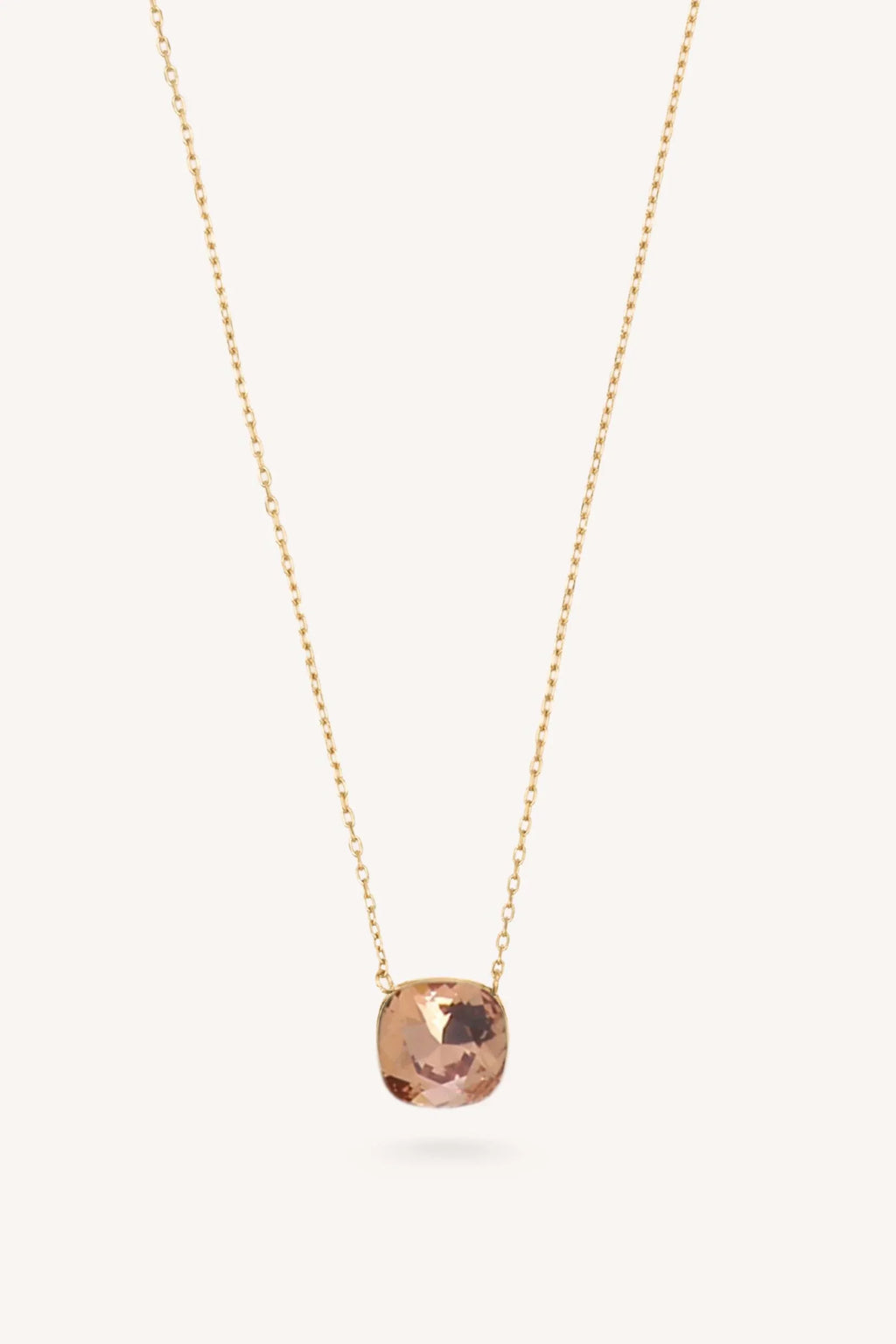 Collier Béa (cristal Swarovski® marron clair)