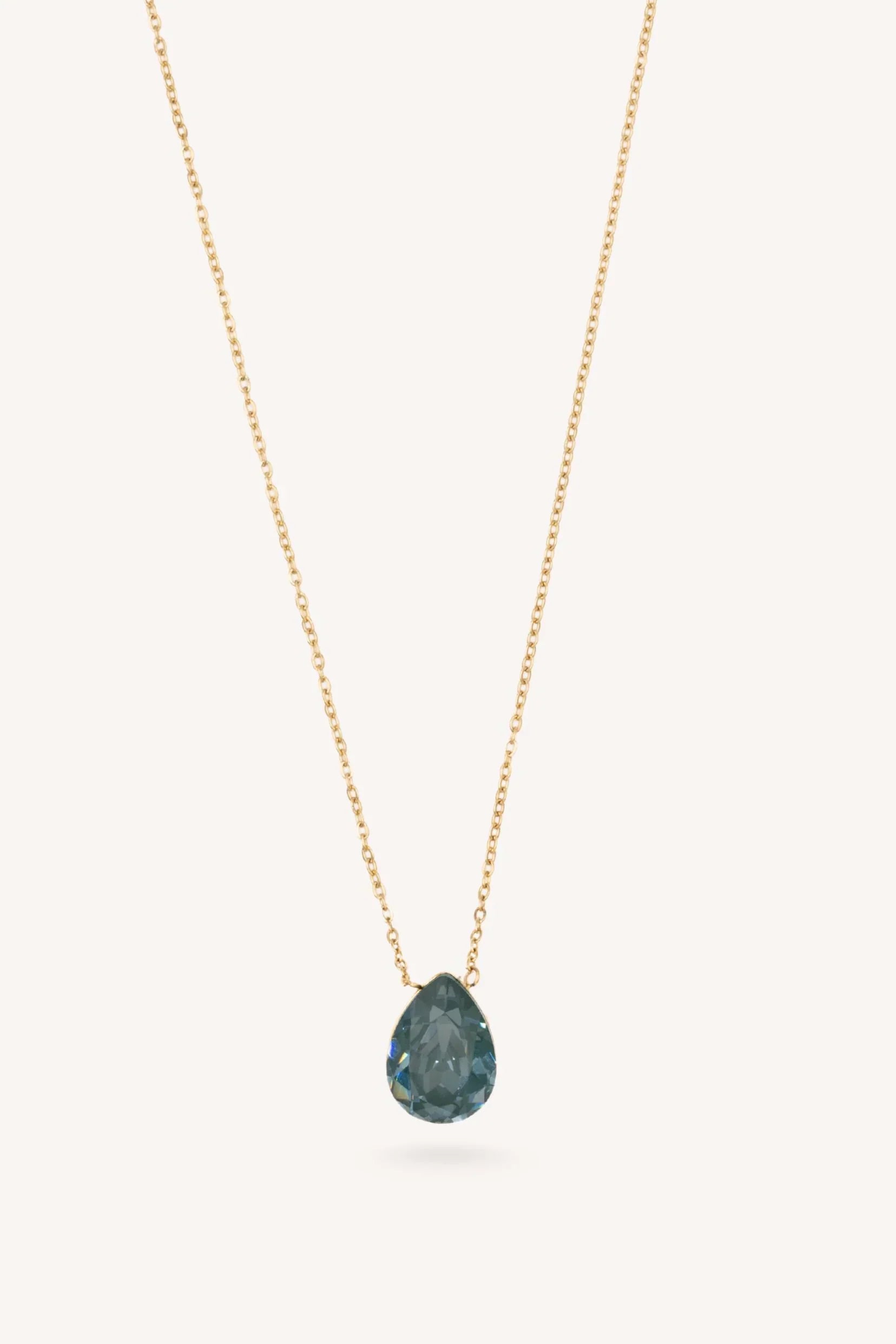 Collier bertille (Cristal Swarovski® vert sapin)