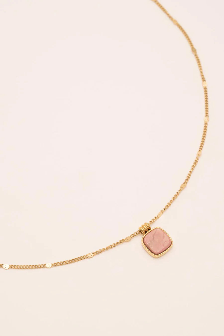 Collier Chloefina (Rhodonite)