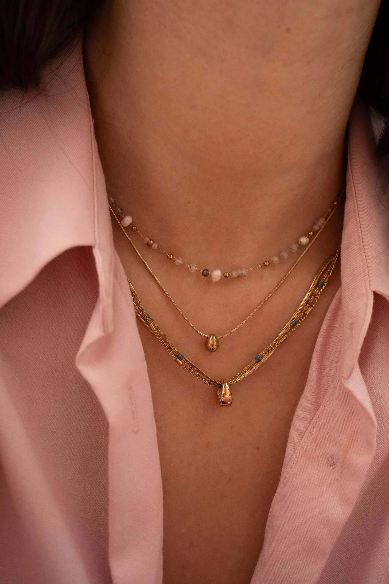Collier Edwina (tourmaline)