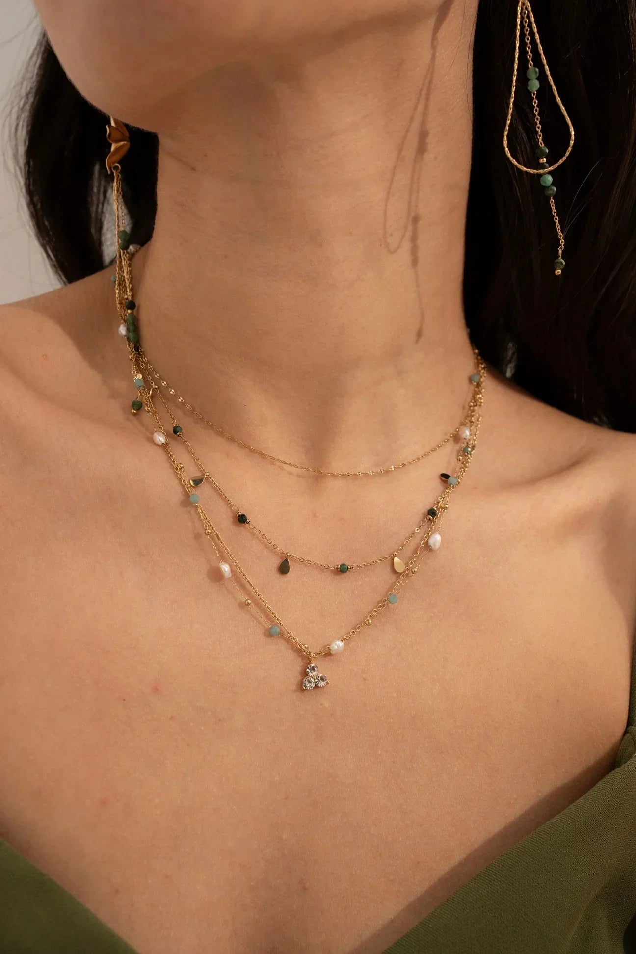 Collier Isabeau (vert)