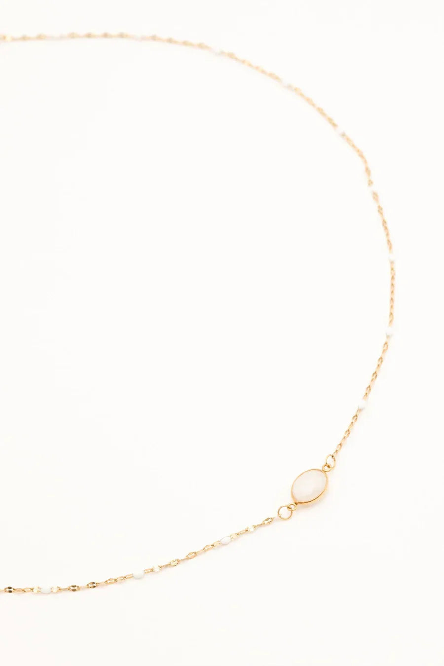 Collier Noelynn (Agate Blanche)