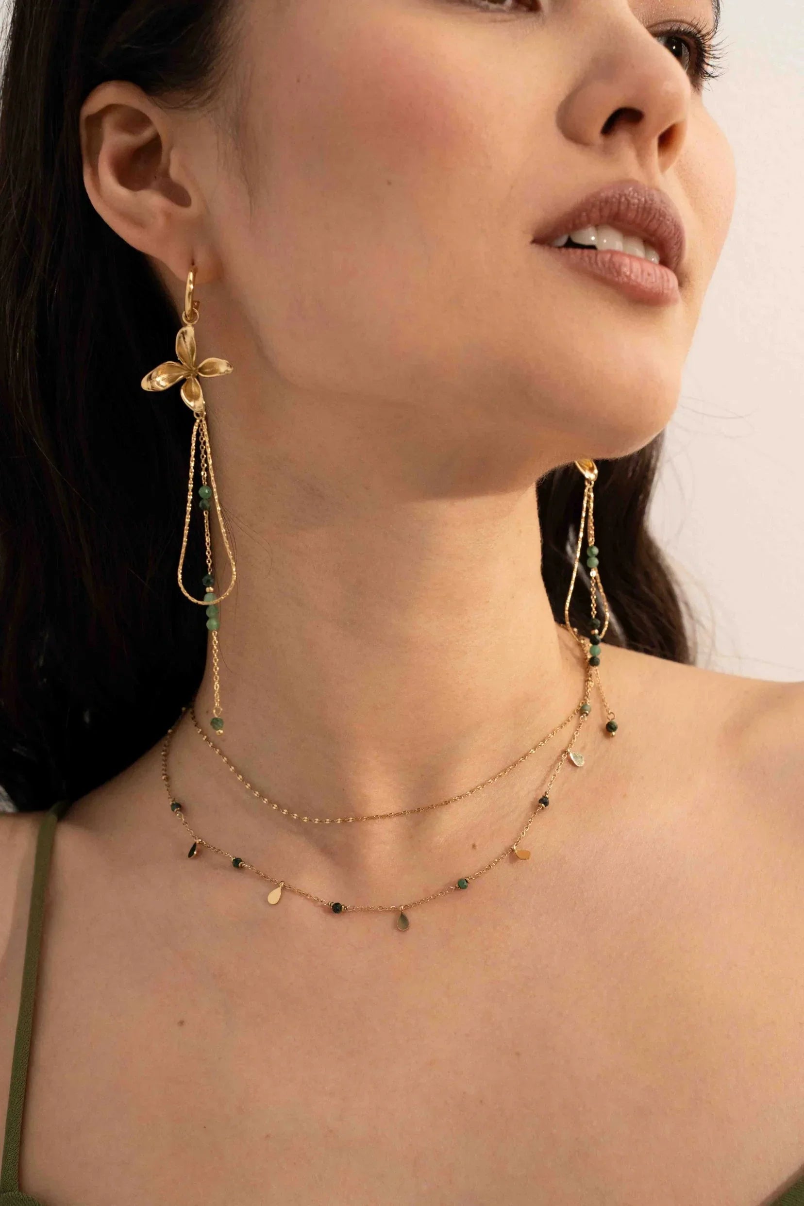 Collier Séléné (vert)