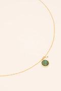Collier Emllo (malachite)