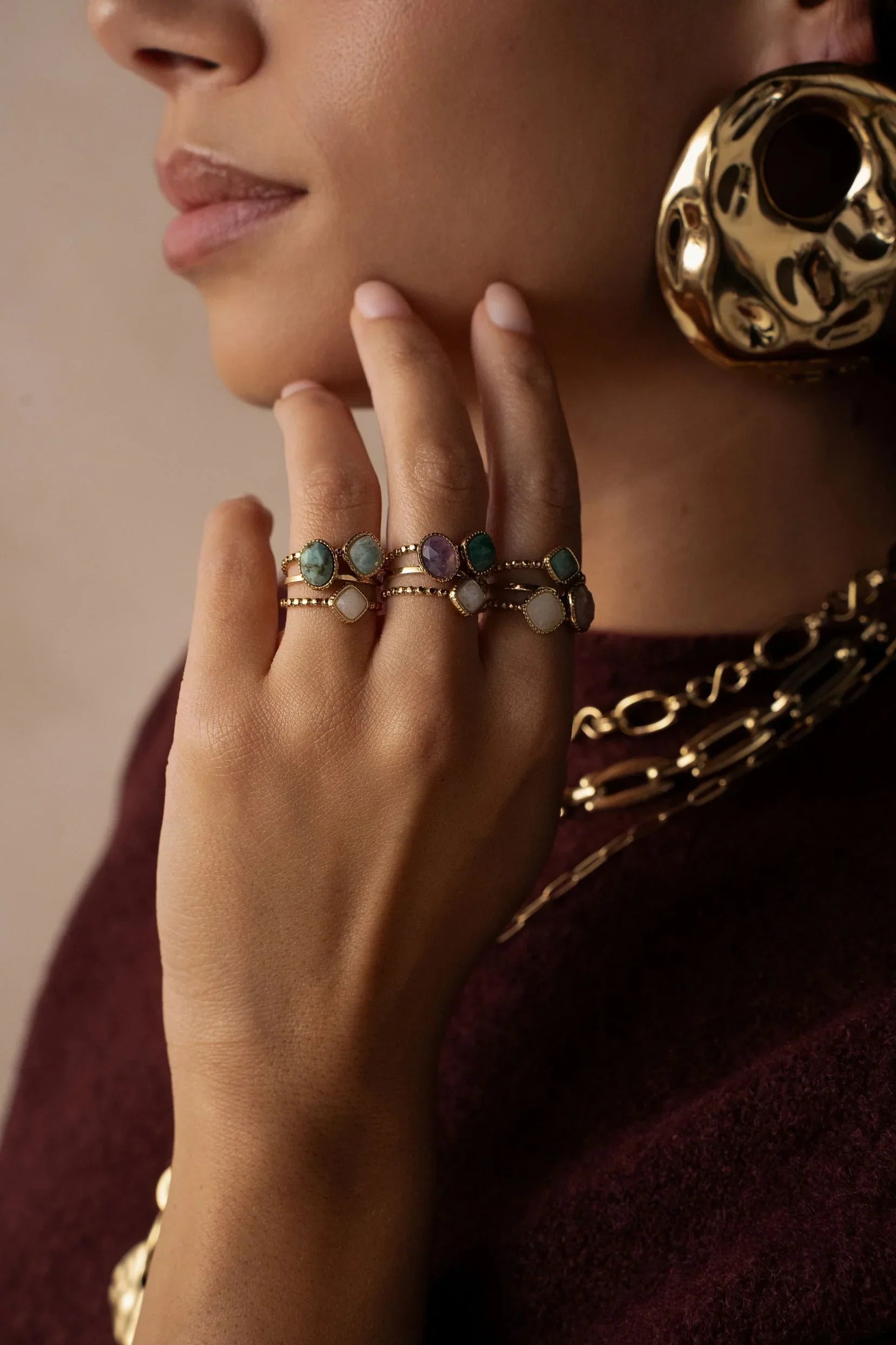 Bague Gaia (nacre)